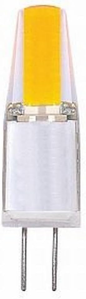 Satco 1.88 Inch 1.6W JC LED G4 Base Replacement Lamp-5000 Color Temperature-Clear Finish...