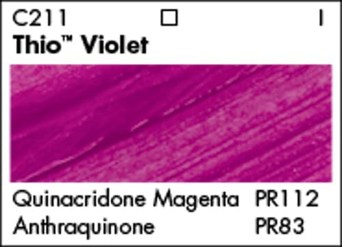 GRUMBACHER Academy Acrylic Paint Thio Violet, Size: 254 oz (C211P), 75ml...