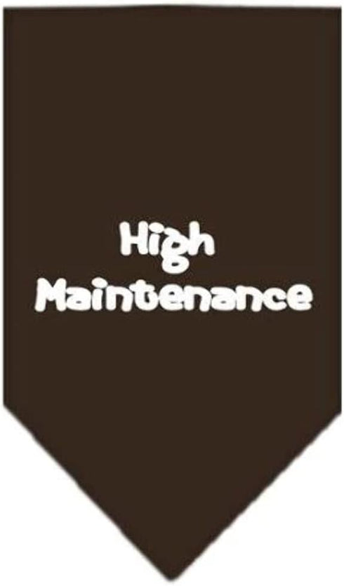 Mirage Pet Products High Maintenance Screen Print Bandana for Pets, Small, Lime Green...