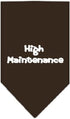 Mirage Pet Products High Maintenance Screen Print Bandana for Pets, Small, Lime Green...