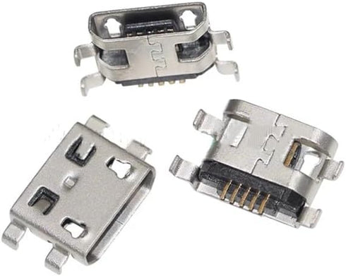 20PCS Phone Micro USB Type-B 5 Pin Female SMD Panel Mount Connectors...