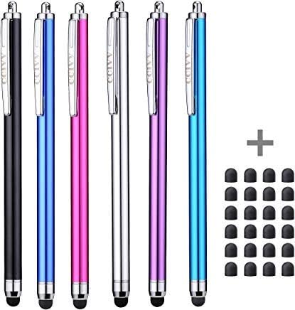 Slim Stylus, CCIVV Stylus Pens for Touch Screens Including Apple iPad Air 2, iPad Pro, iPad Mini 4, iPhone 8/7/6s, iPhone 8/7/6s Plus, Kindle Fire...