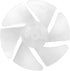 10Pcs Mini Plastic Fan Blades Small Power Hair Dryer Fan Leaves Motor Accessories Replacement...