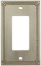 Cosmas 44000-SN Satin Nickel Single GFI/Decora Rocker Wall Switch Plate Switchplate Cover...