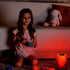 Mudder Strawberry Night Light Cute Silicone Strawberry Lamp LED Decorative Night Light Kawaii Fruit Gifts 3 Modes Touch Gift for Room Decor(Red)...