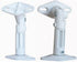 VideoSecu 2 White Universal Satellite Speaker Mounts/Brackets for Walls and Ceilings BS3 (White, 2 Pack)...