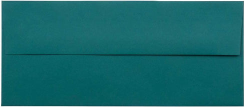 JAM PAPER #10 Business Premium Envelopes - 4 1/8 x 9 1/2 - Teal - 50/Pack...