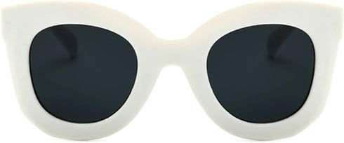 Freckles Mark Thick Fashion Butterfly Sunglasses for Women Trendy Round Cat Eye Sun Glasses...