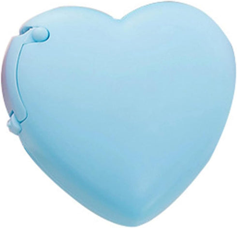 Blue Tape Dispenser with Tape Heart Shape Tape Organizer-Invisible Tape Cutter Portable Roll Tape Holder for School Office Tape Dispensers...