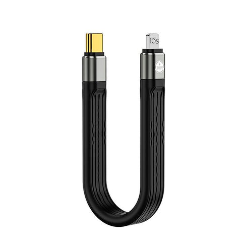USB C Cable Short 0.4ft Compatible with Apple MFi Certified iPhone Lightning Cable 30W Fast Charging for iPhone 14/I4 Pro/14 Pro Max/13 12 Pro Max...