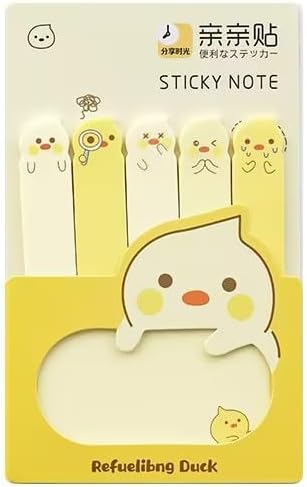 240PCS Rabbit, Duck Cute Animal Notes, Cartoon Animal Sticky Pads Kawaii Memo Self-Adhesive Tabs Colorful Flags Index for Office School Gifts...