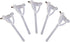 90PCS Corsage Holder Brooch Safety Pins Buttonhole Boutonniere Clips Brooch Pins Corsage Making Supplies for Bride Bridegroom DIY...