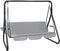 AYNEFY Swing Cushion Cover,Garden Courtyard Outdoor Waterproof 190T Polyester Taffeta Swing Seat Cover 3 Seats Swing Chair Hammock Seat Cushion fo...