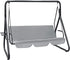 AYNEFY Swing Cushion Cover,Garden Courtyard Outdoor Waterproof 190T Polyester Taffeta Swing Seat Cover 3 Seats Swing Chair Hammock Seat Cushion fo...