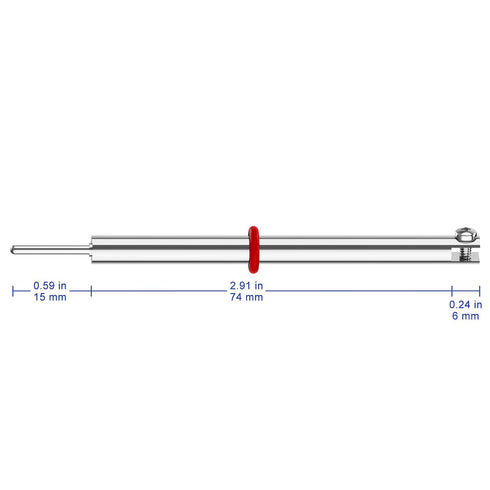 304 Stainless Metal Steel Electrode Holder, Multi-Purpose Screw Type Replaceable Metallic Electrode Holder Clip Working Electrode Holder for Elect...