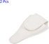 2 Pack PU Scissors Cover - Embroidery Sewing Craft Leather Scissors Protective Case, Apply to Storing Nipper Shears (4.5 x 2.6 Inches, White)...