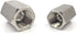 2pcs Pipe Fittings,Stainless Steel 3/8 NPT Female to 3/8 NPT Female Straight Hex Coupler/Coupling for Air, Liquid or Hydraulic Fitting,Industrial ...
