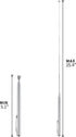 Rechabite 1 Piece 3.5LBs Telescoping Magnetic Pickup Tool, with Pen Clip Design, Magnet Stick Rod Extendable 5.1" to 25.4" for Men, Birthday, Fath...