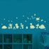 Wall Decals Glow in Dark, BENBO Dinosaurs Decorations Peel DIY Luminous Vinyl Wall Stickers for Kids Girls Bedroom Home Nursery...