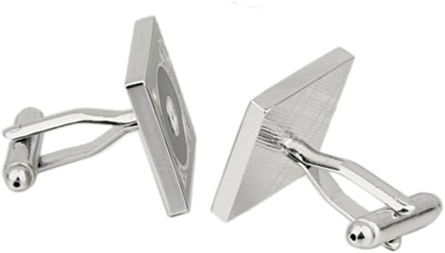 Dj Stereo Vinyl Retro Lp Record Player Deck Cufflinks...