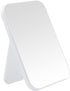 Desktop Makeup Mirror, 8 Inch Portable Mirror, Simple Folding Makeup Mmirror with Stand, Standing Wall Hanging Double-Duty White...