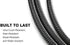 DUKABEL Long Headset Splitter Cable (4ft/1.2m), 3-Pole TRS Microphone(Male) & Audio(Male) to Single 4-Pole TRRS (Famle) Jack Headphone Adapter/Cry...