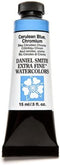 Daniel Smith Extra Fine Watercolor 15ml Paint Tube, Cerulean Blue Chromium (284600021)...