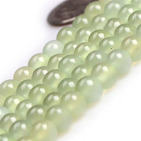 JOE FOREMAN 6mm Hua Show Jade Semi Precious Gemstone Round Loose Beads for Jewelry Making DIY Handmade Craft Supplies 15"...