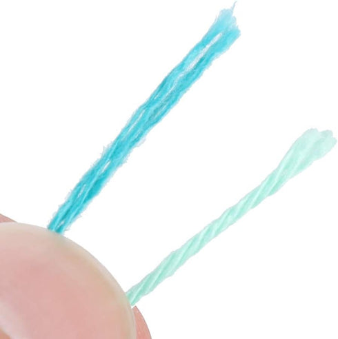 2 Rolls 8/4 Cotton Warp Yarn, Polyester Seines Warping Thread Wool Thread Loom Warp Tapestry Thread for Weaving Carpet Rug Blankets...