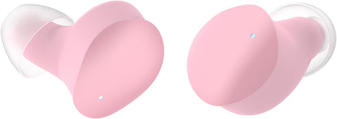 Wireless Earbuds Bluetooth V5.3 Stylish Pink Wireless Earbuds with Transparent Casing and Charging Case - Hi-Fi Stereo Headphones for Young Women...