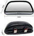 2Pcs Car Van Rectangular Blind Spot Mirror Towing Reversing Driving Stick On Adjustable Wide Angle Blind Spot Mirror for Car Van Towing Caravan...
