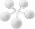 5 Packs Sauce Dish with Handle Grip,Side Dishes 1 Oz White Porcelain Dipping Bowls Appetizer Spoons Ketchup BBQ Sauce Sushi Soy Sauce-Stackable Ra...