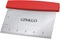 GINKGO Bench Dough Scraper Chopper Stainless Steel Kitchen Utensil Multipurpose Pastry/Food Cutter Scraper Tool for Cake, Pizza, Bread, BBQ - Red...