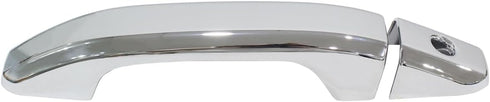 NewYall ABS Plastic Chrome Exterior Door Handle Covers for Sierra Silverado Suburban 1500 2500 3500 Tahoe Yukon 2014-2019 Outer Front Rear Left Dr...