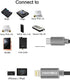 8 pin-to-MicroUSB DAC OTG Cable for iPhone/iPad/iPod MDR-1ADAC, ROLAND GO Mixer, Sony Canon Panasonic Nikon Digital Camera,Transfer Photos,Chord M...