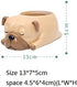 Home Decor Pot, Animal Succulent Planter Flowerpot for Home Office Desk Decoration (Sleep Pug)...