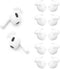 Ear Hooks and Covers Accessories Compatible with Apple AirPods 1 & 2 3 or EarPods Headphones/Earphones/Earbuds (5 Pairs) (Clear)...