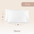 100% Organic Cotton Pillow Cases Queen Size Set of 2-100% Cotton Pillowcases GOTS Certified 300 Thread Count - Naturally Cooling Comfortable Breat...