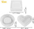 3 Pack Resin Silicone Mold,Urvoo Resin Casting Molds DIY Square Heart Rhombus Shape Resin Silicone Ashtray Molds for DIY Home Resin Casting Craft...