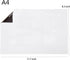 12 x 8 Inch Magnetic White Dry Erase Board for Fridge, A4 Small Chalkboard Magnet White Board Refrigerator Whiteboard Sheet with 3 Markers and Big...