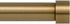 Ivilon Drapery Window Curtain Rod - End Cap Style Design 1 Inch Pole. 28 to 48 Inch Color Warm Gold...
