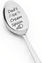Dad Ice Cream Spoon Birthday Fathers Fay Gifts from Daughter Son Dad Gifts for Mens Retirement Gifts Bonus Dad Father in Law Christmas Gifts Ideas...