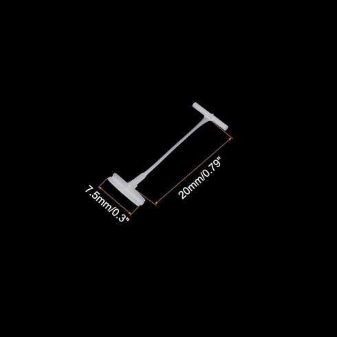 MECCANIXITY Standard Tagging Fasteners,Plastic Regular,Standard Label Gun Price Tagging Barbs for Garment Price Tag Label Tagging Barbs 20mm/0.79 ...