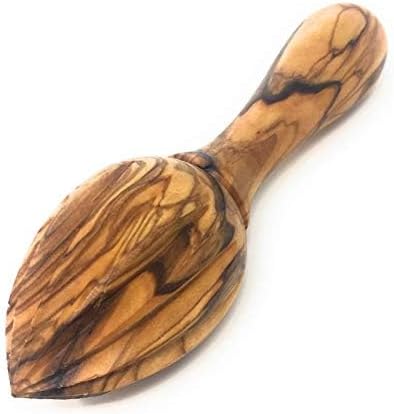 AramediA Olive Wood Lemon Juicer/Lemon Reamer - Handmade Hand Held Olive Wood Reamer for Lemons, Limes, Citrus, Orange Squeezer - Great Summer Gif...