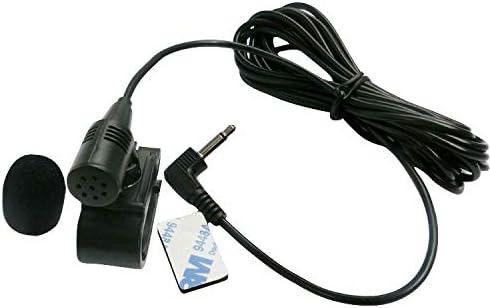 LBT Car Stereo Microphone 3.5mm External Mic Compatible for Boss Corehan Power Acoustik Kenwood JVC Sony Jensen Alpine Car Stereo CD DVD Player Ra...
