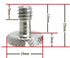 Steel Screws 1/4" Tripod Quick Release QR Plate Camera Flathead Slot Stainless SS ideal for Manfrotto / Sachtler (3 Pack)...