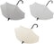 Cute Umbrella Shape Adhesive Hooks, Coat Hooks, Wall Hooks, Waterproof and Oilproof, Sticky Hooks for Bathroom Shower Outdoor Kitchen Door Home Im...