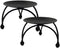 2Pcs Geometric Round Iron Candle Holder Table Decoration Centerpiece Candlestick Holder Candle Plate Stand for Wedding Party or Home Dinning Decor...