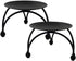 2Pcs Geometric Round Iron Candle Holder Table Decoration Centerpiece Candlestick Holder Candle Plate Stand for Wedding Party or Home Dinning Decor...