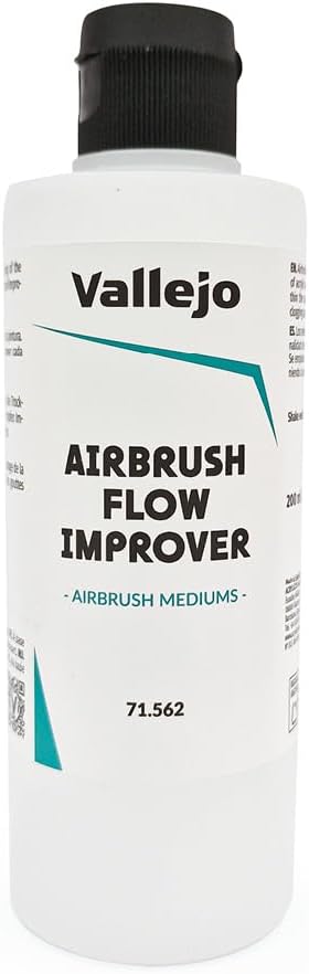 Vallejo Airbrush Flow Improver 200ml Paint Set, 6.7 Fl Oz (Pack of 1)...